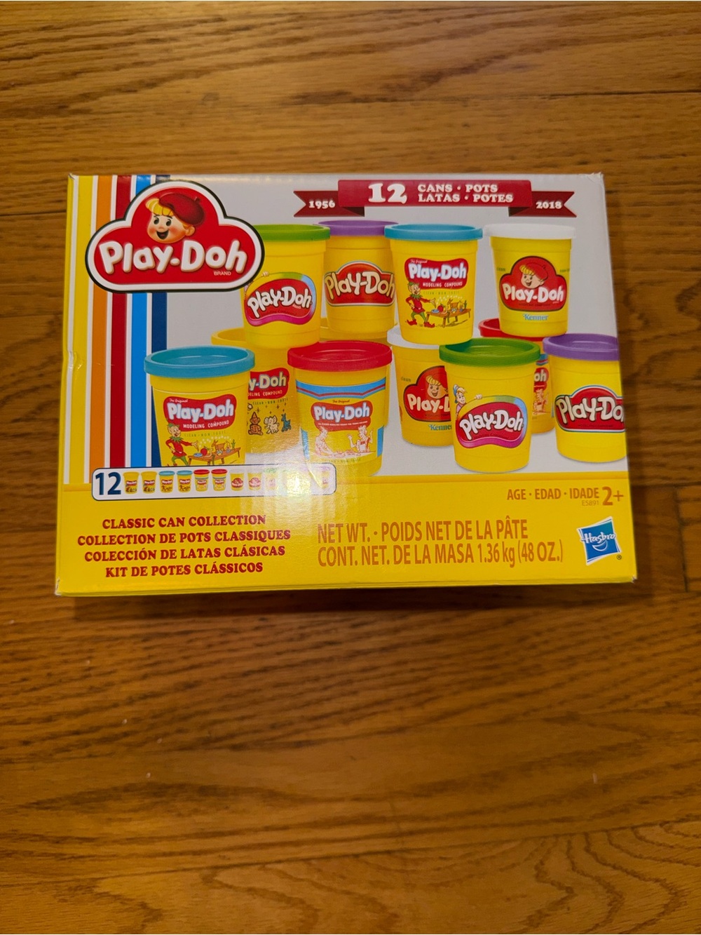 Play-Doh Classic Can Collection – Multi-Color Modeling Compound Set